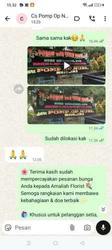 Testimonial Papan Bunga singaraja