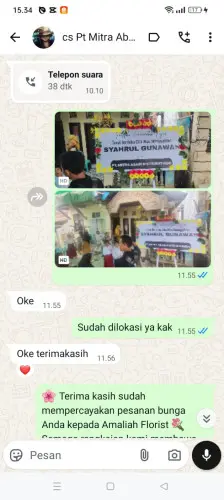 Testimonial Papan Bunga singaraja